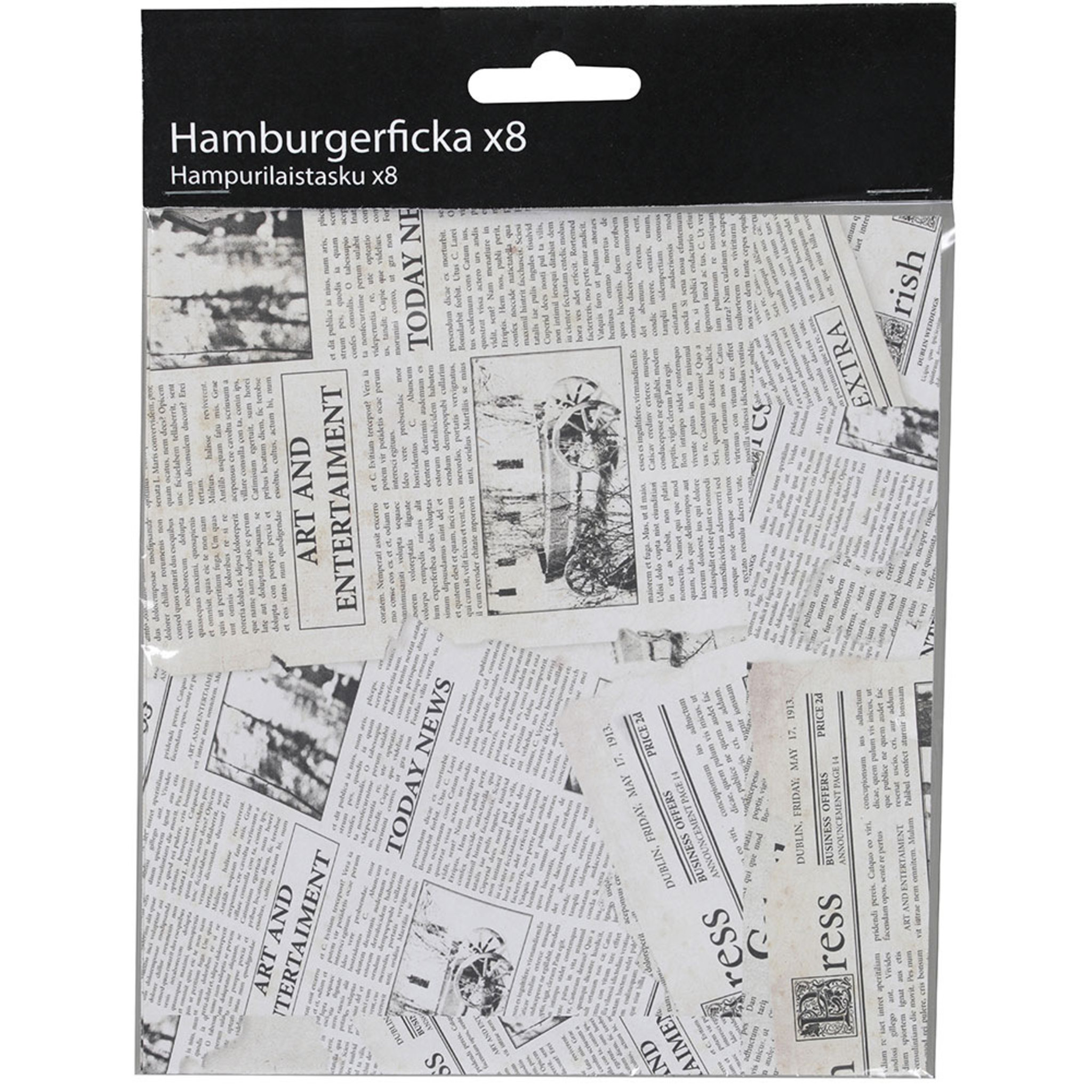 Hamburgerficka 8-pack