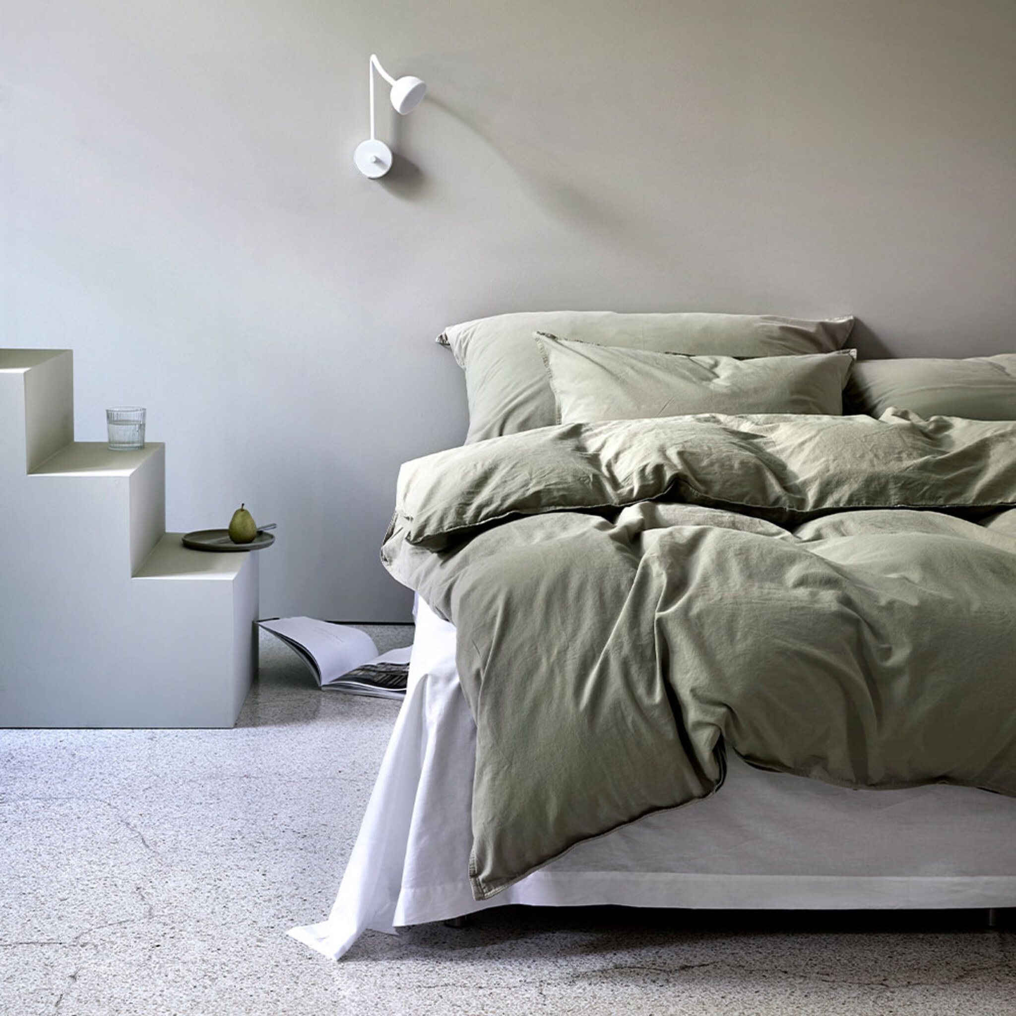 Bed set Eco cotton Frøya, 150x210/50x60 cm