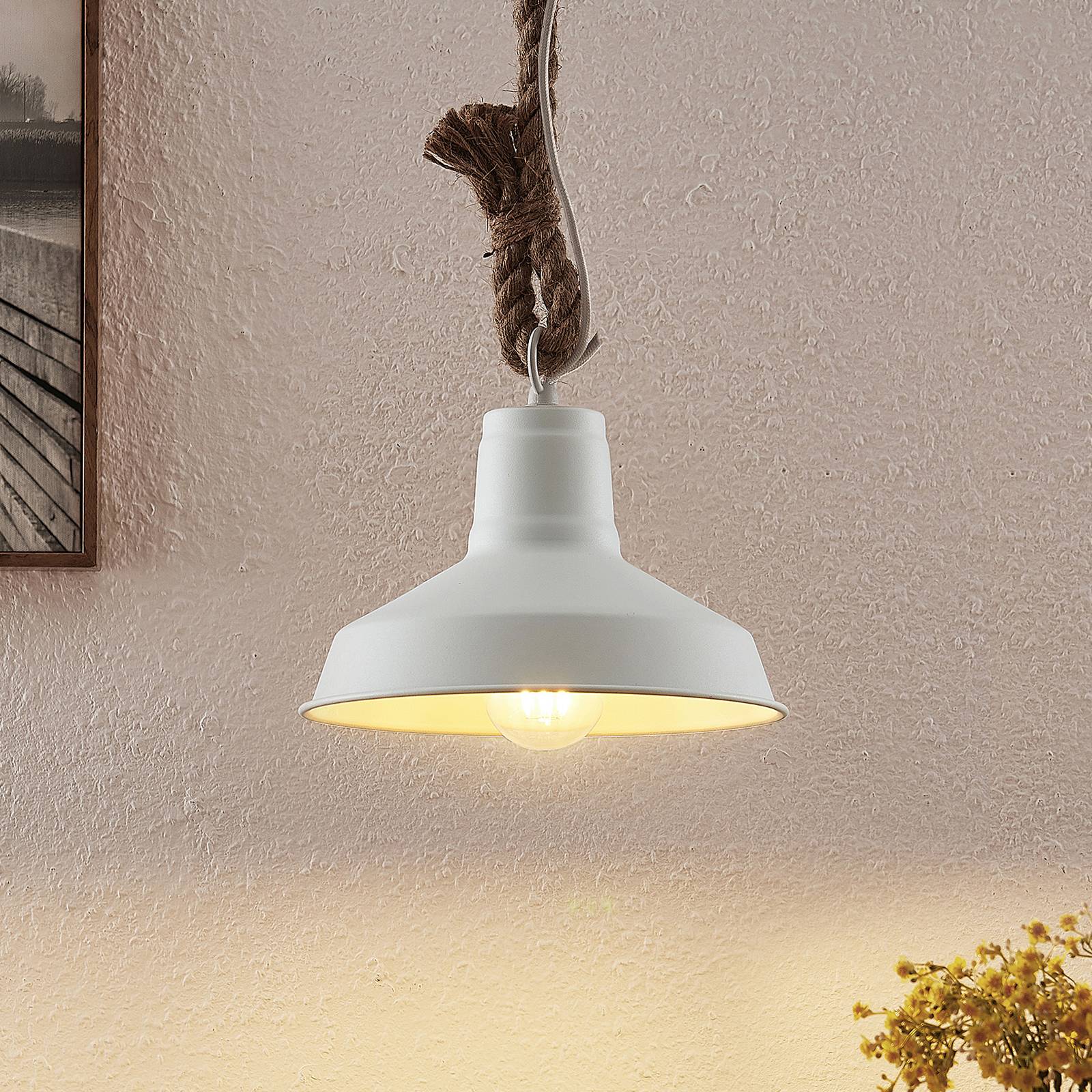 Lindby Calliora pendellampa med rep, 1 lampa