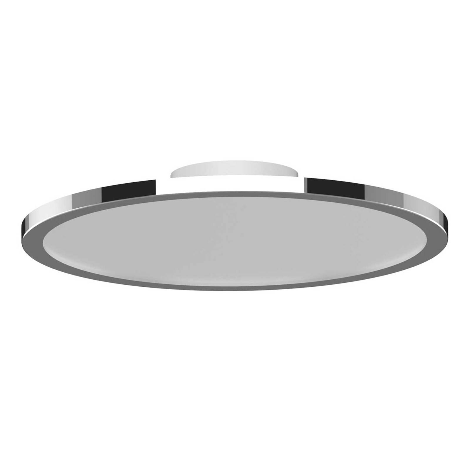 Lightme LED-taklampa Aqua Ø 30,2 cm krom