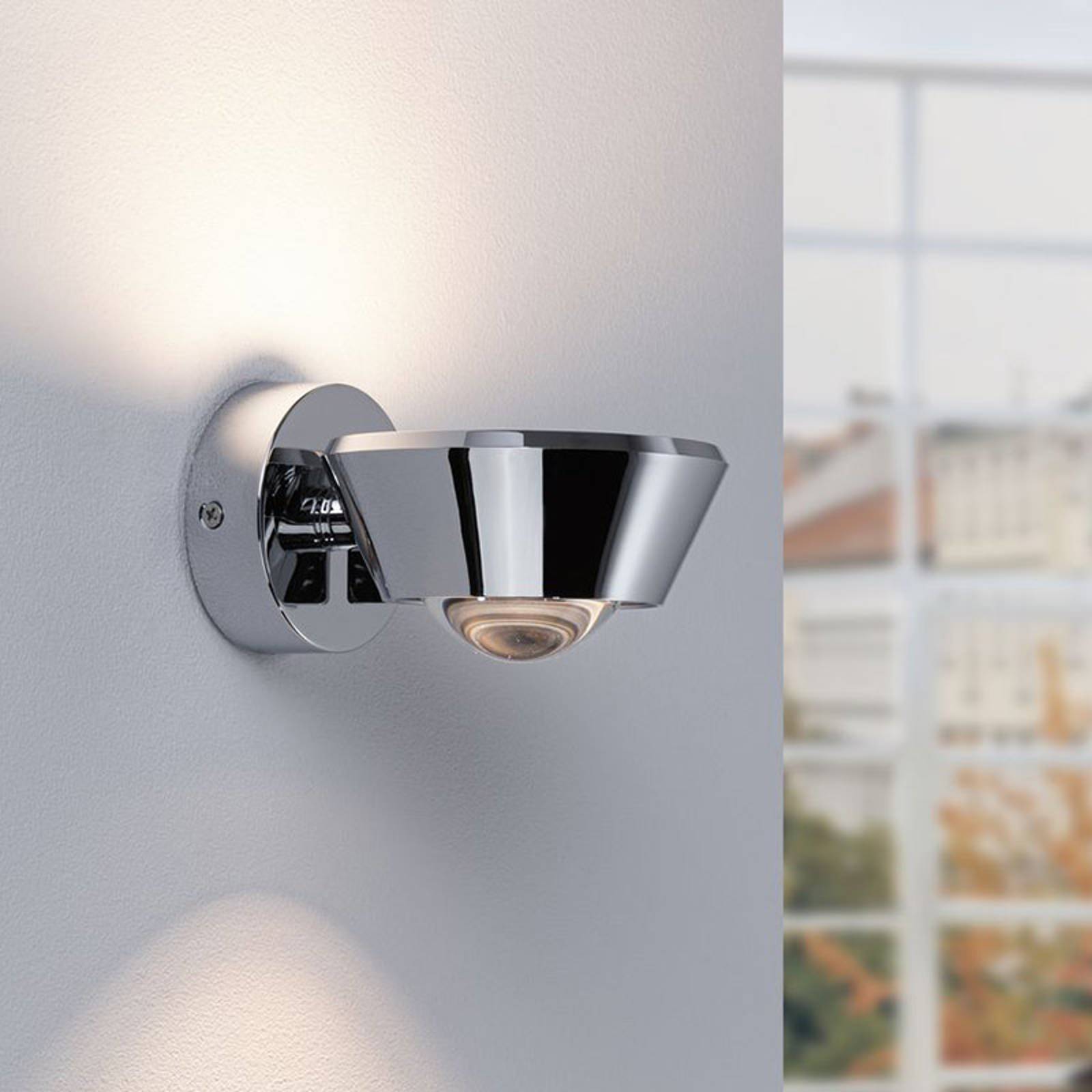 Paulmann Sabik LED-vägglampa krom