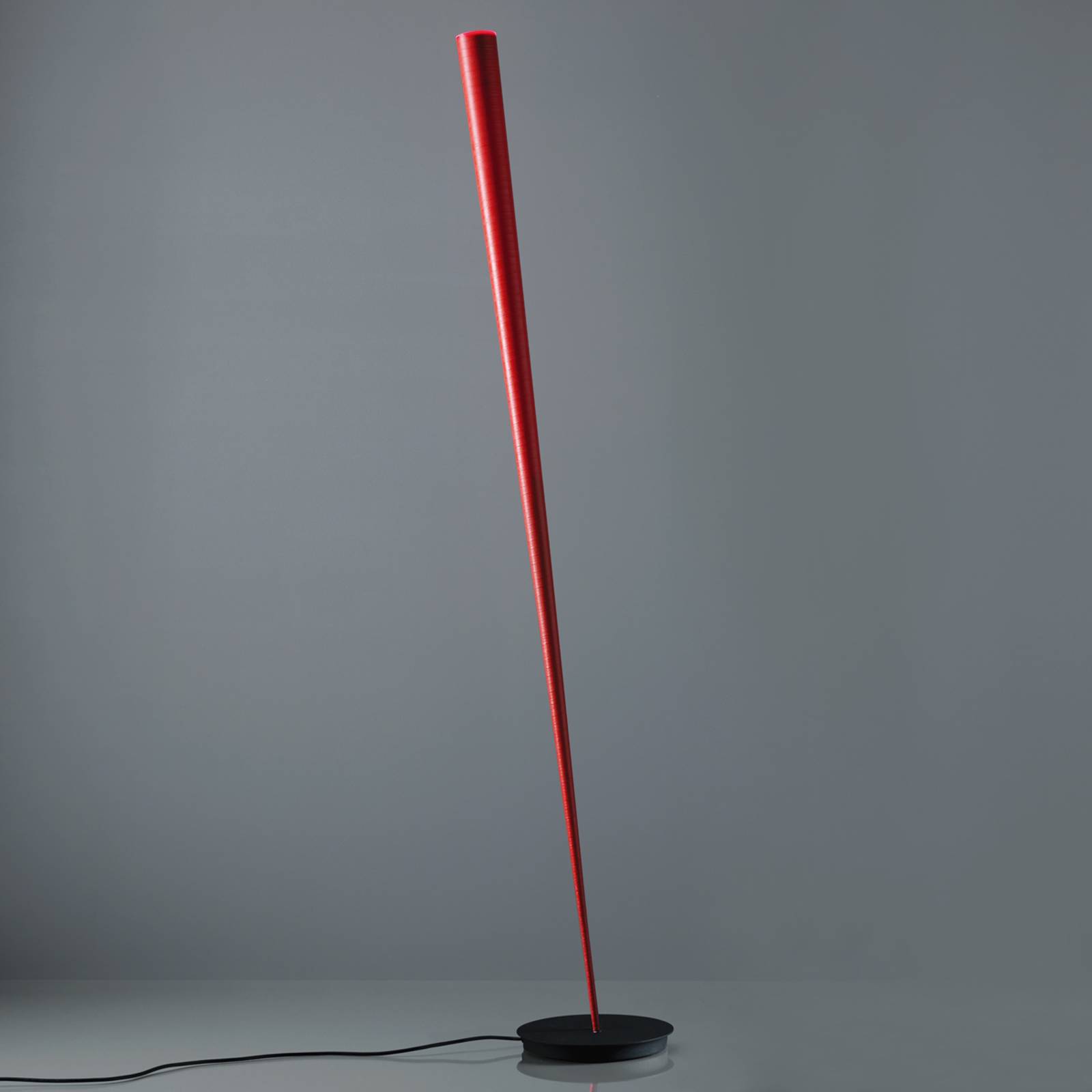 Designer-golvlampa Drink i rött