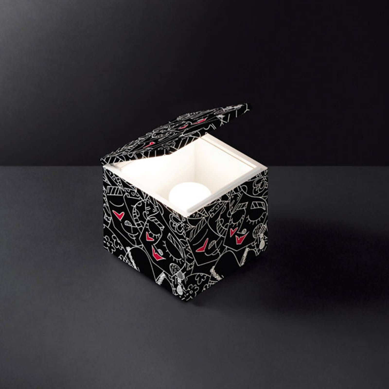Cini&Nils Cuboluce LED-bordslampa Britto black