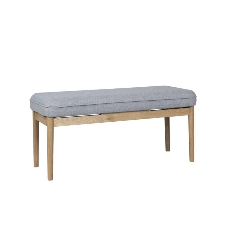Bänk ek grå Hubsch