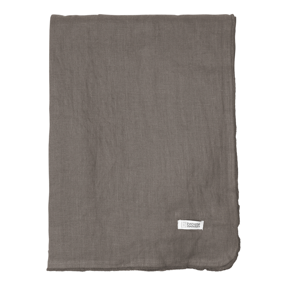 Broste Copenhagen - Gracie Bordsduk 160x200 cm Brungrå