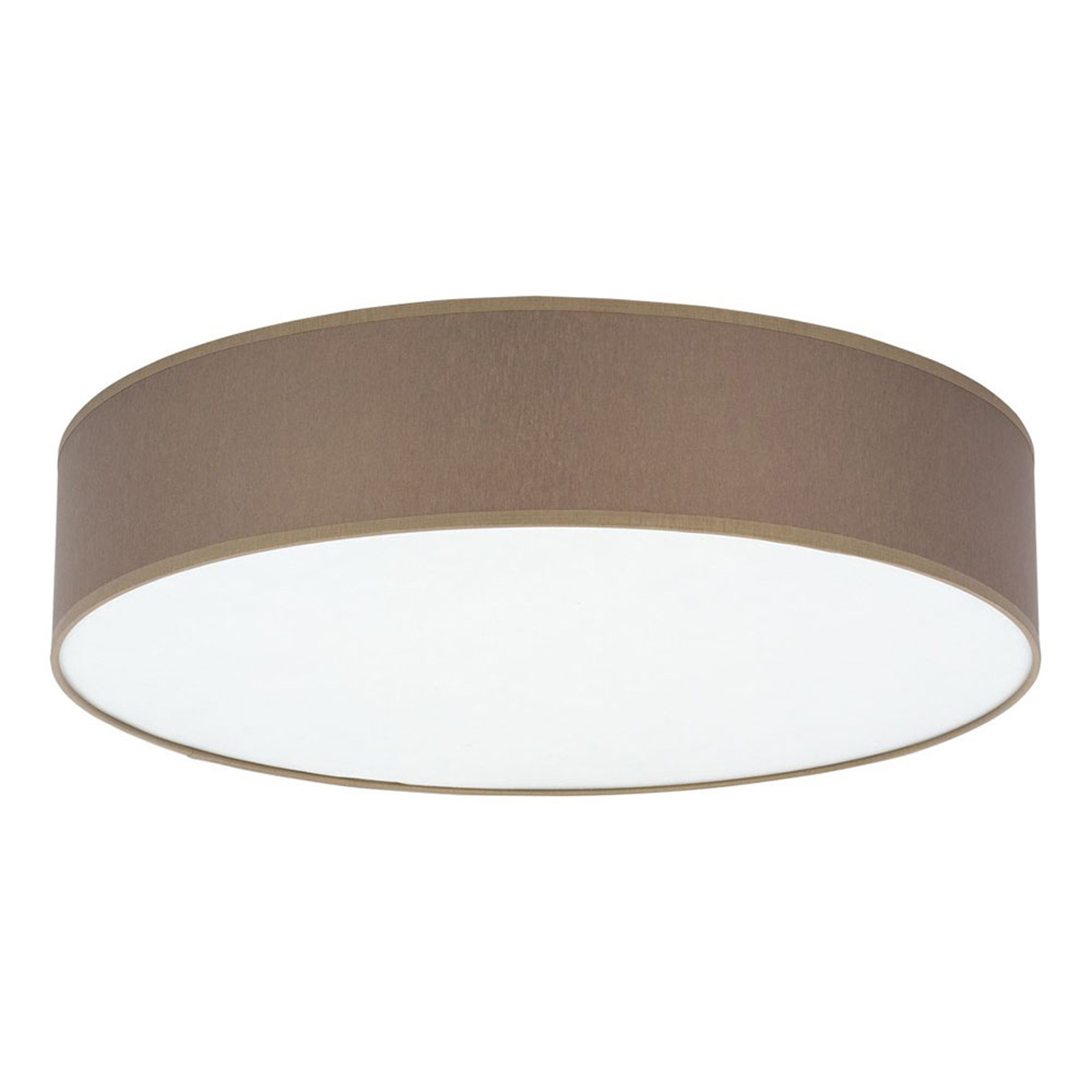 Taklampa Rondo, Ø 60 cm, brun