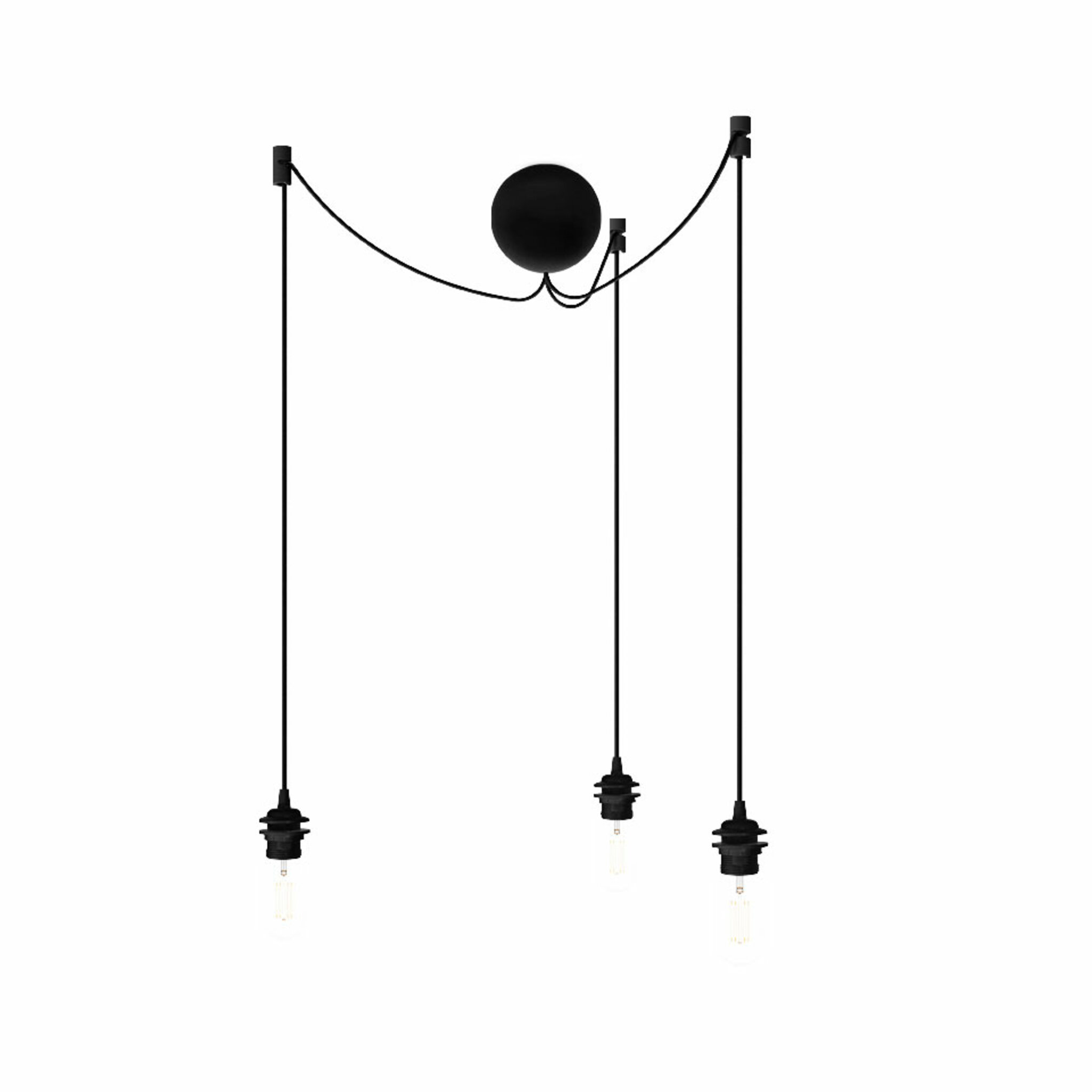 Cannonball Black Cluster 3 Ø 12cm L 2,5 M
