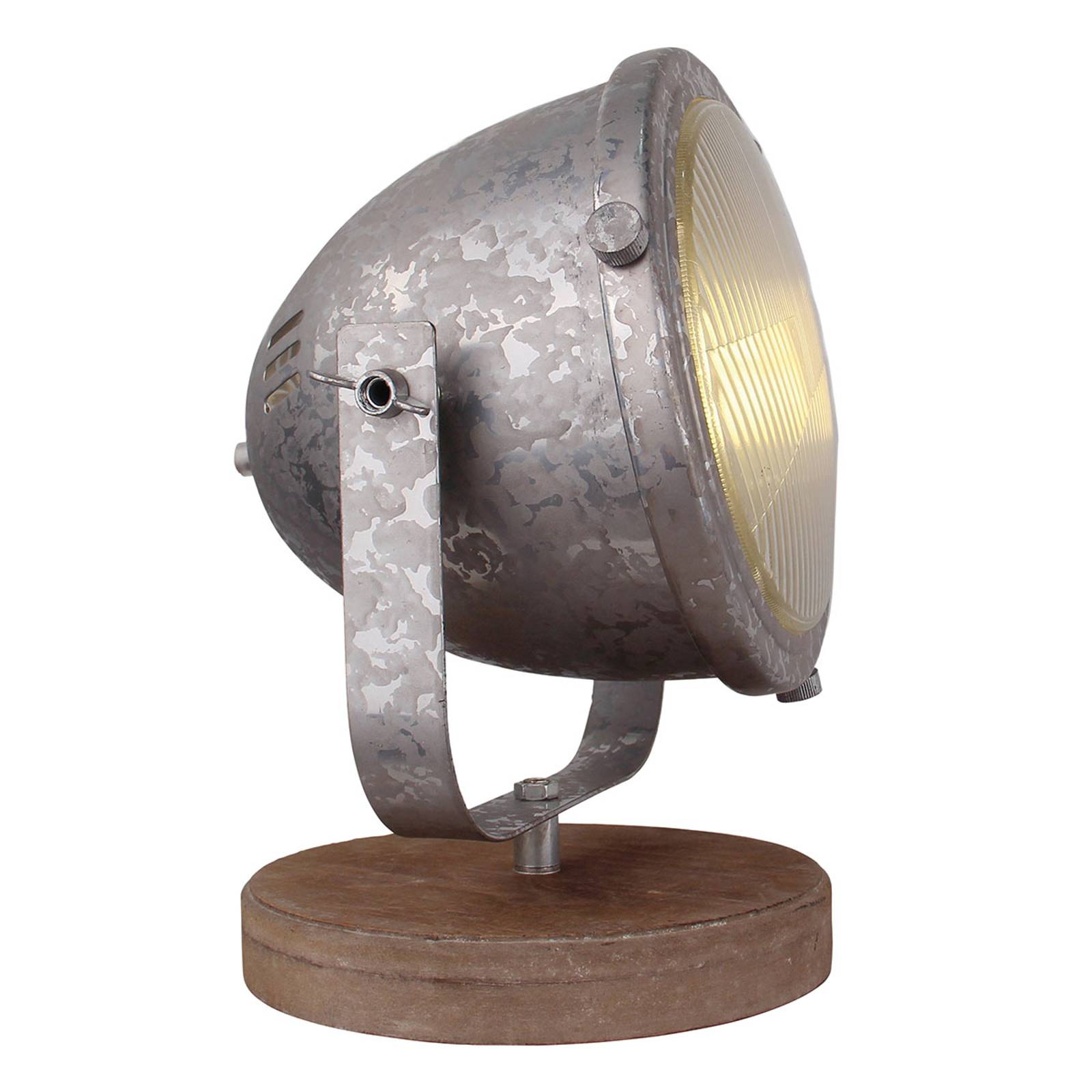 Bordslampa Woody, galvaniserad