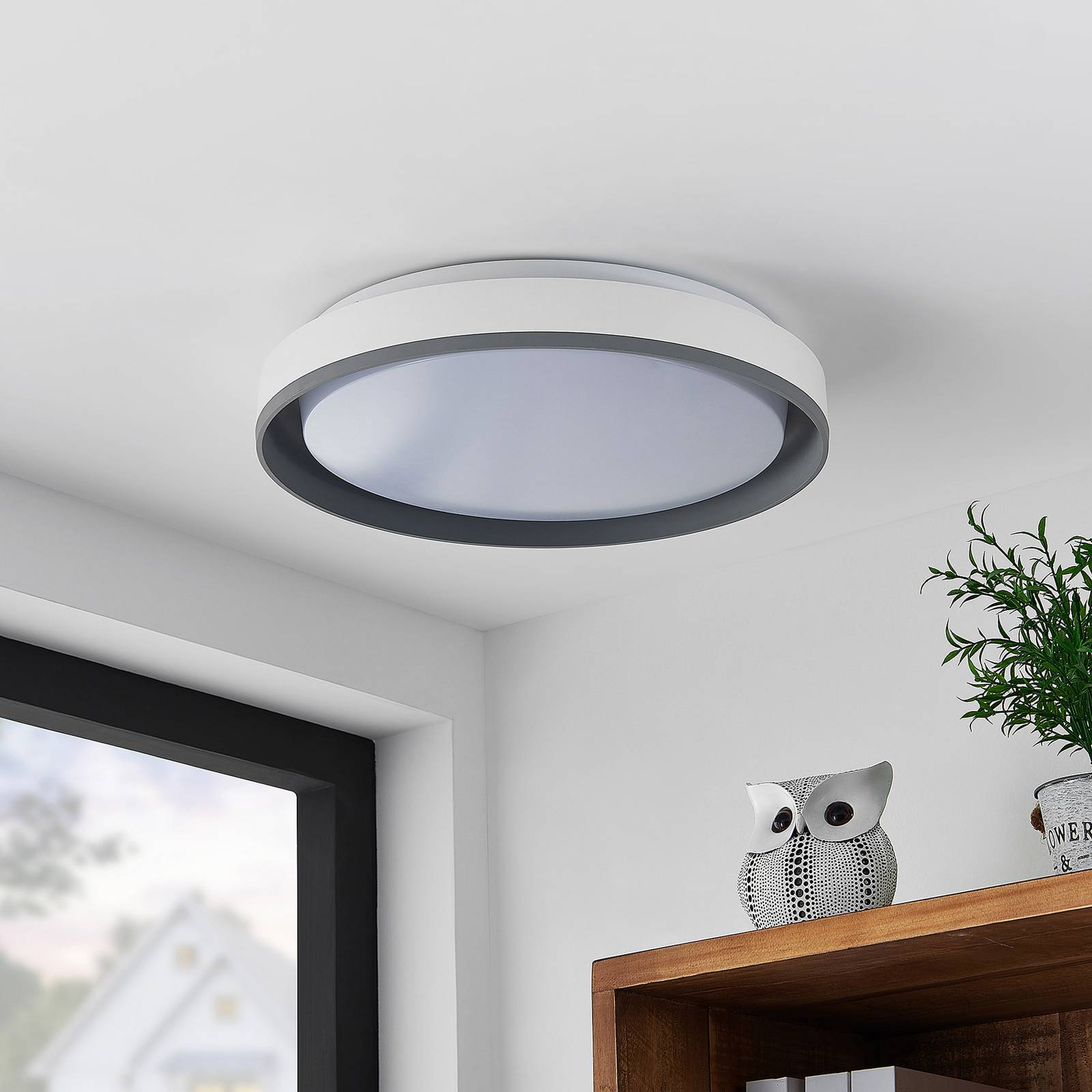 Lindby Brennon LED-taklampa, Ø 41 cm 3 000 K