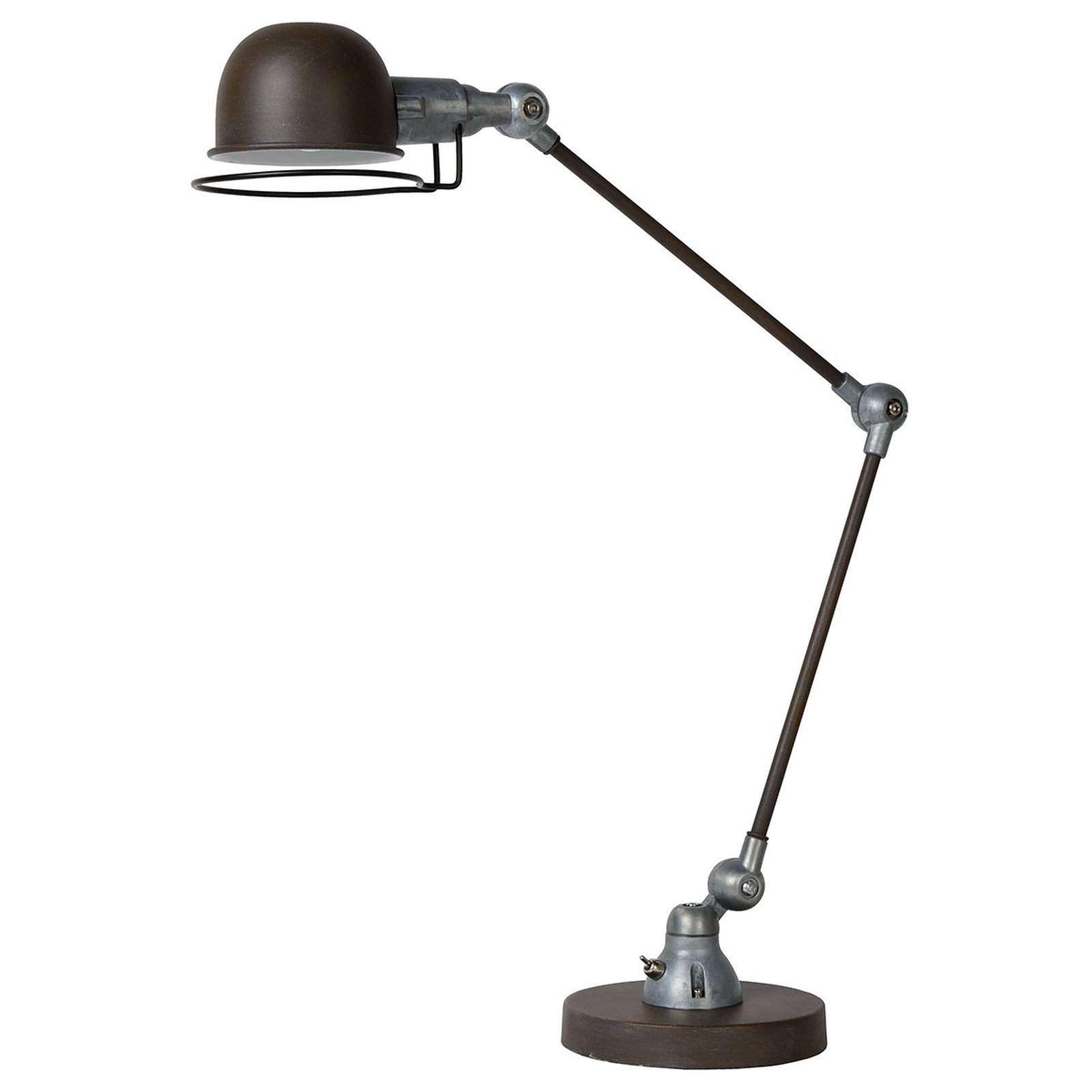Skrivbordslampa Honore i industriell look