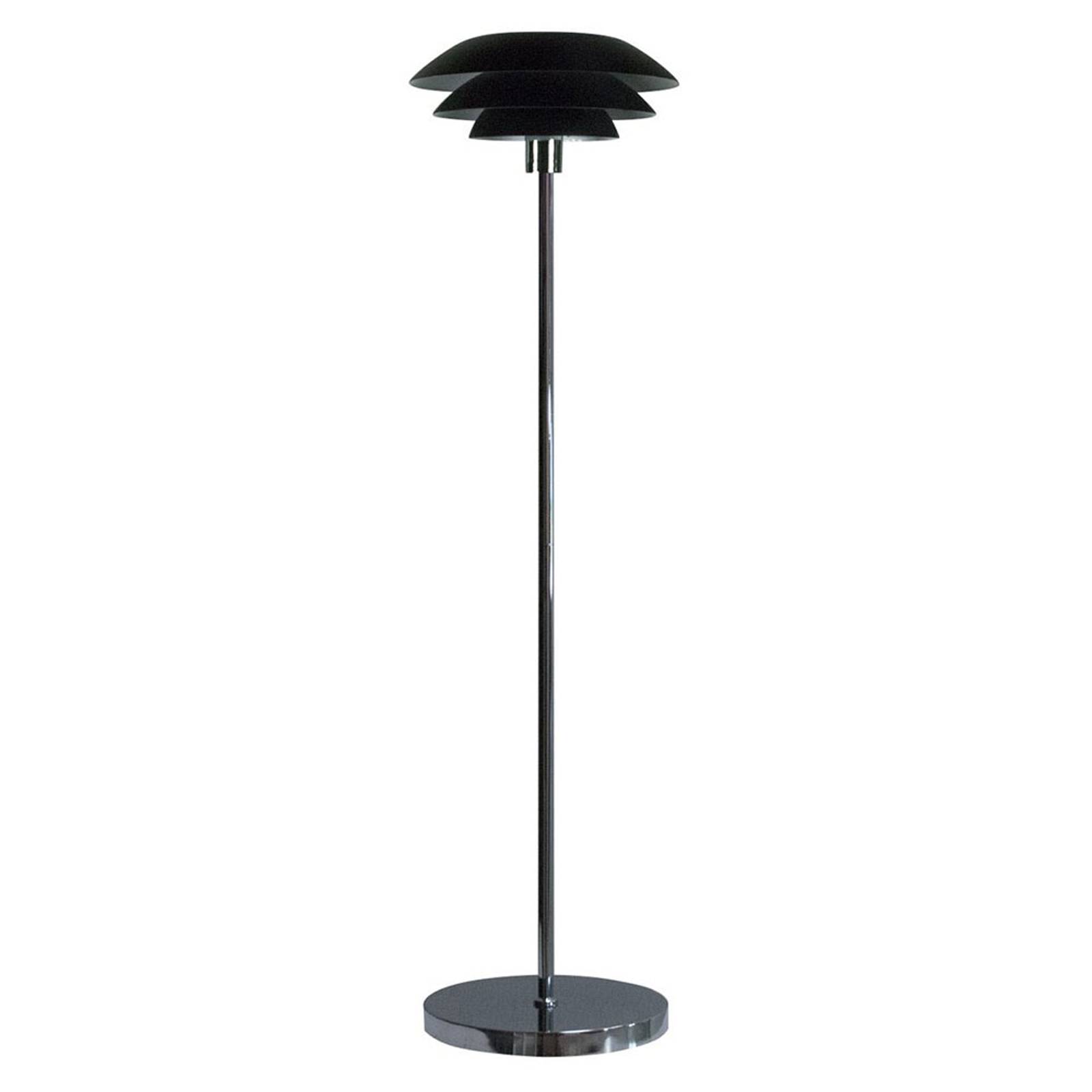 Dyberg Larsen DL31 golvlampa metall Ø 31 cm svart