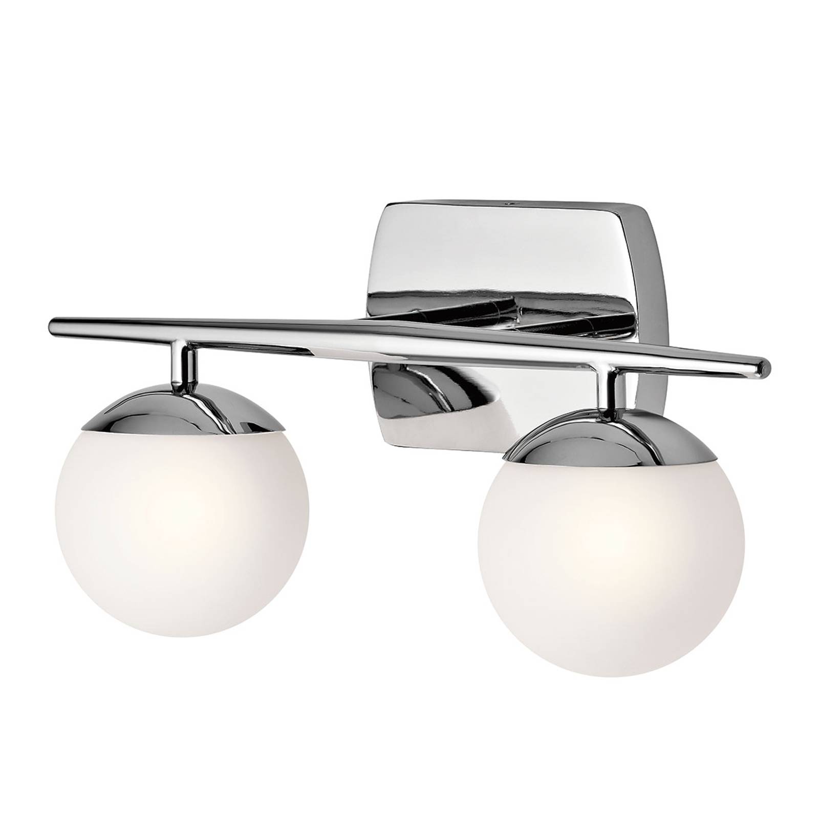 LED-badrumsvägglampa Jasper, 2 lampor