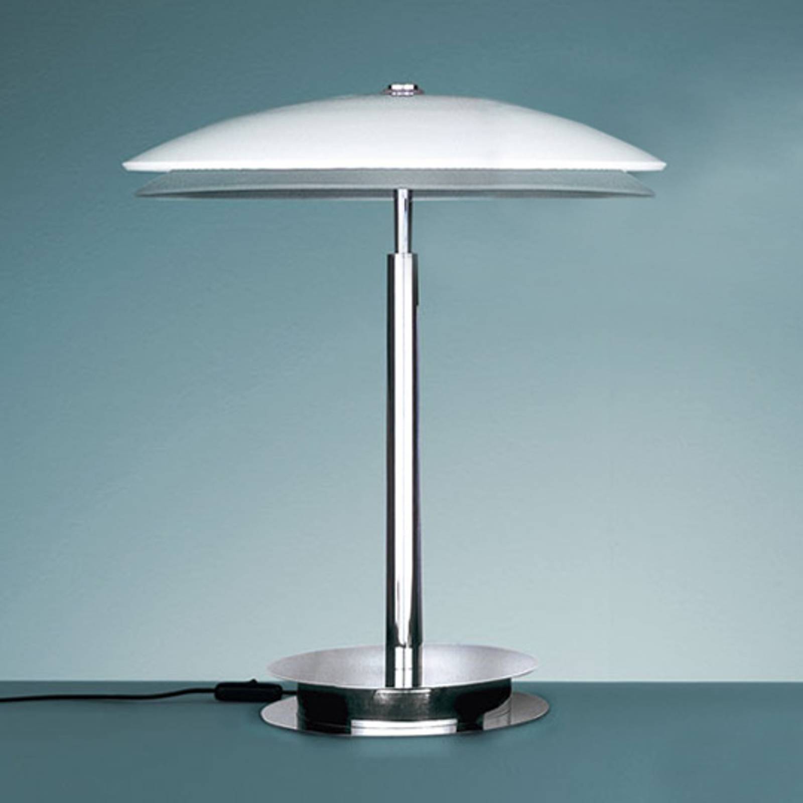 Designerbordslampa 2280/TRIS i vitt