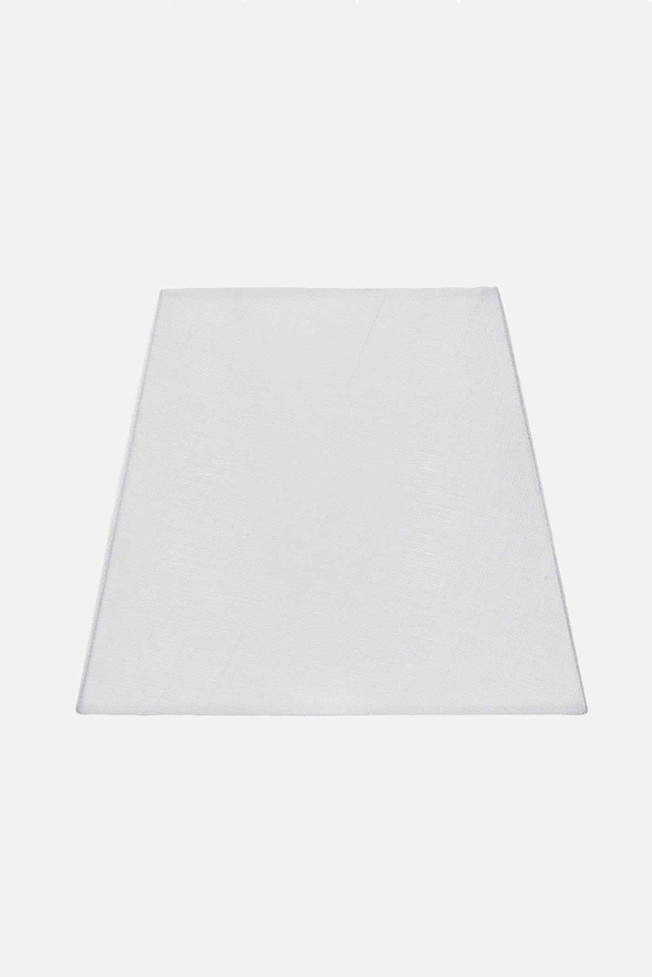 Lampskärm rektangulär 27 cm vit linne