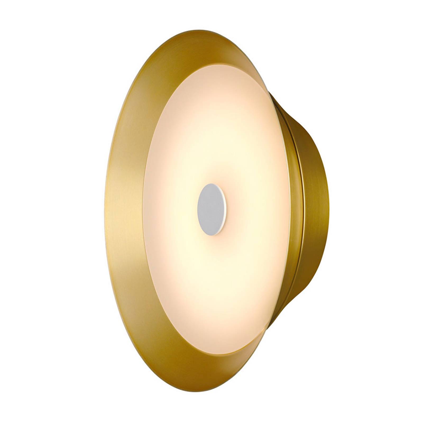 SLV Bato 35 LED-vägglampa mässing borstad