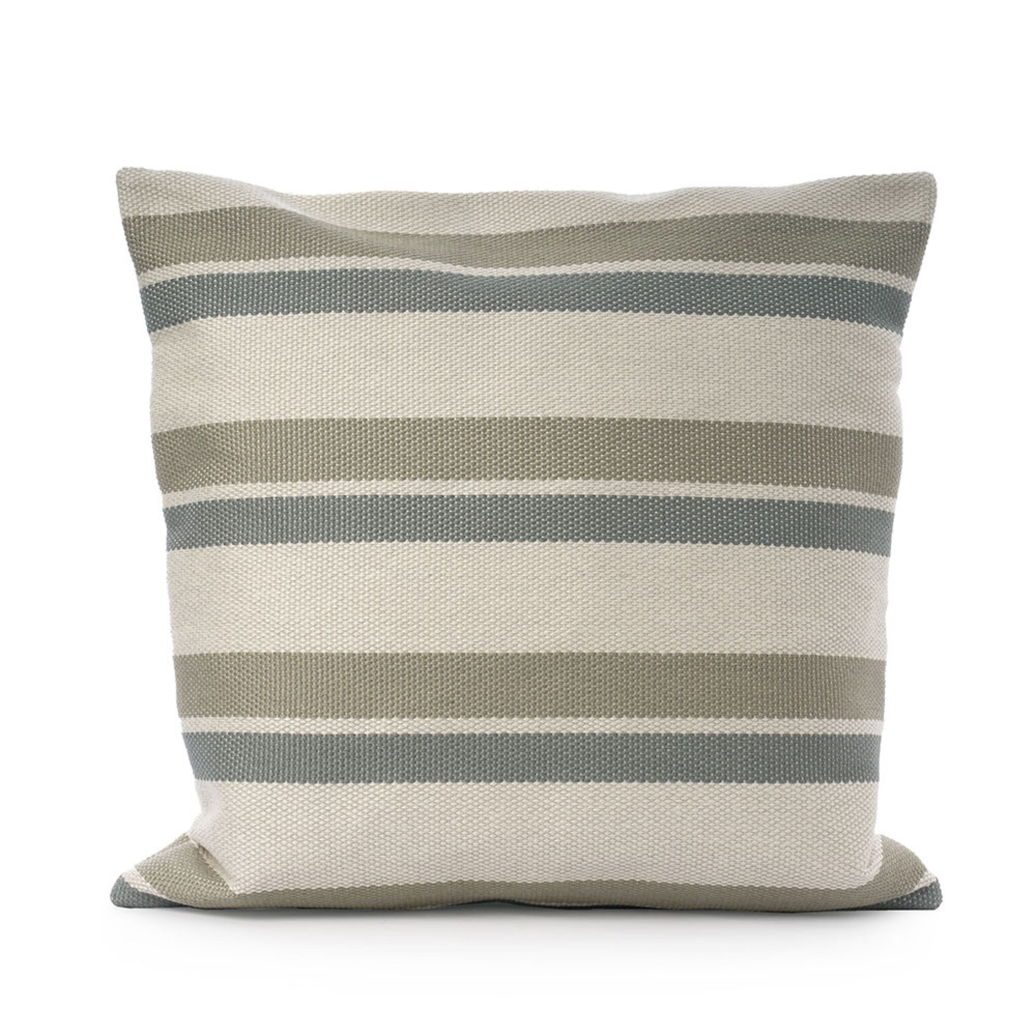 Kuddfodral 50x50 Light Grey Striped, 50X50