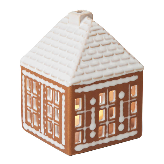 Kähler Design - Pepparkakshus Ljuslykta Small Brun