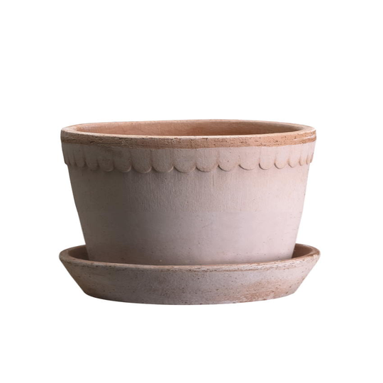 Bergs Potter Helena 21 cm Låg rosa kruka