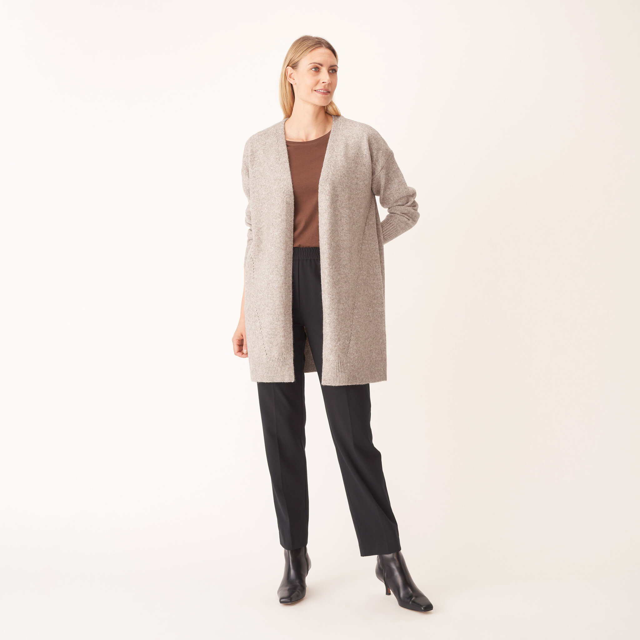 Lång cardigan
