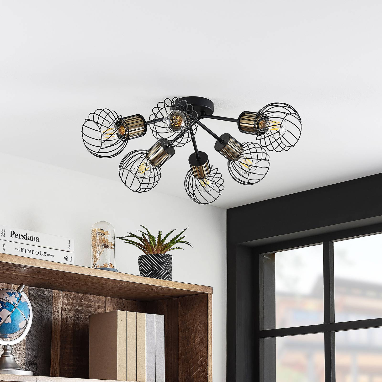 Lindby Cornel takspotlight, 5 lampor