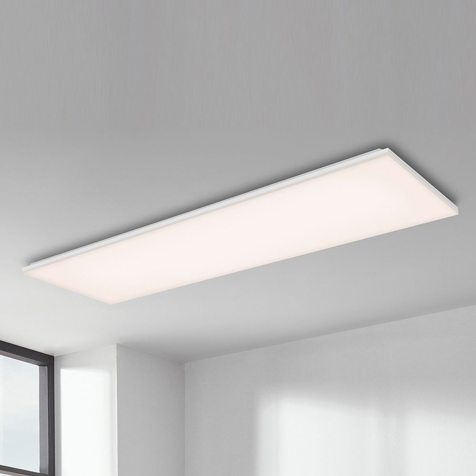 LED-taklampa Frameless RGBW, 120 x 30 cm