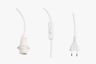 Romy white m/kontakt pendel vit