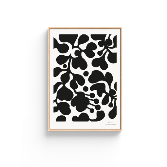 Design House Stockholm Bird´s 1967 Poster - no.3 Svart/Vit