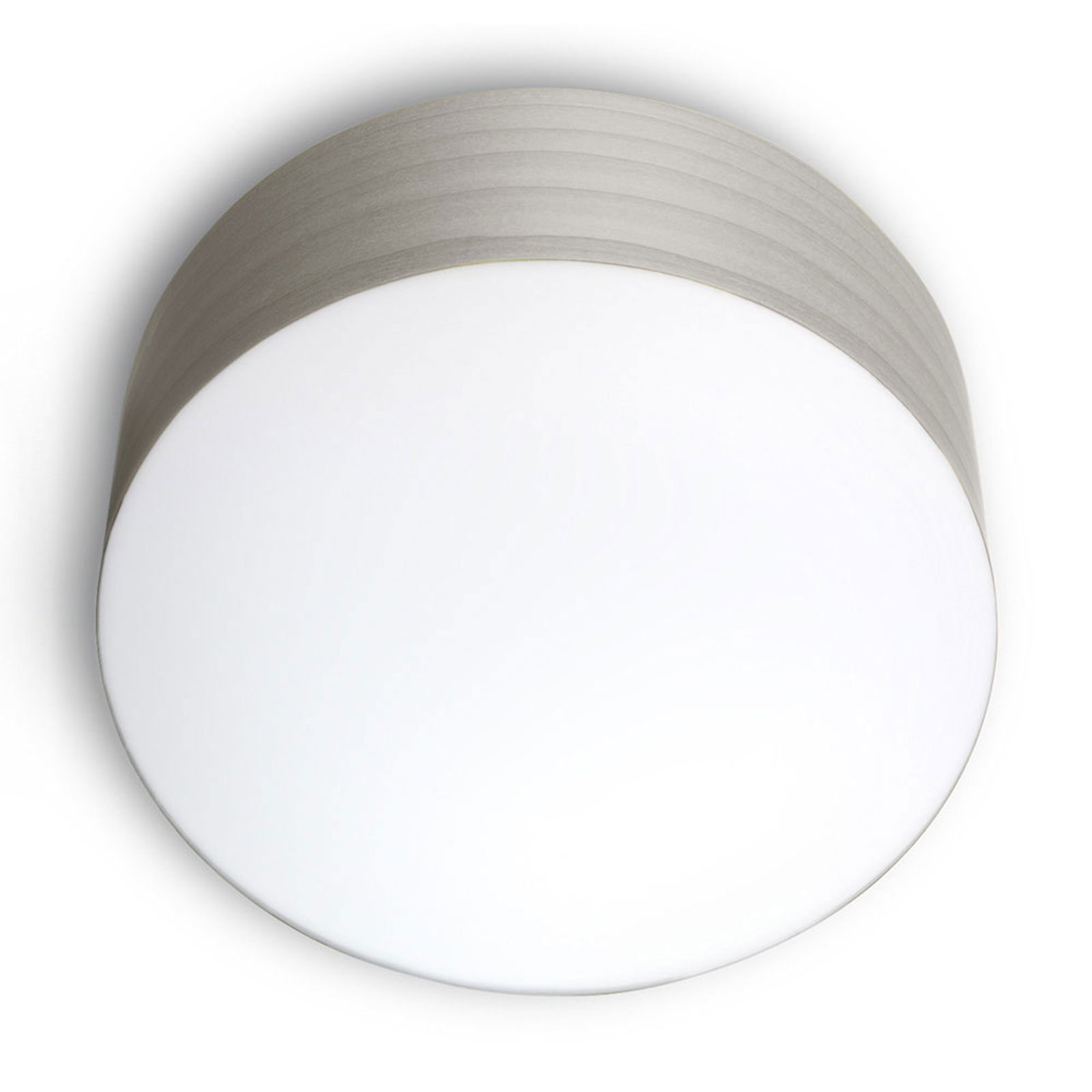 LZF Gea taklampa 0-10 V dim, Ø 30 cm, grå