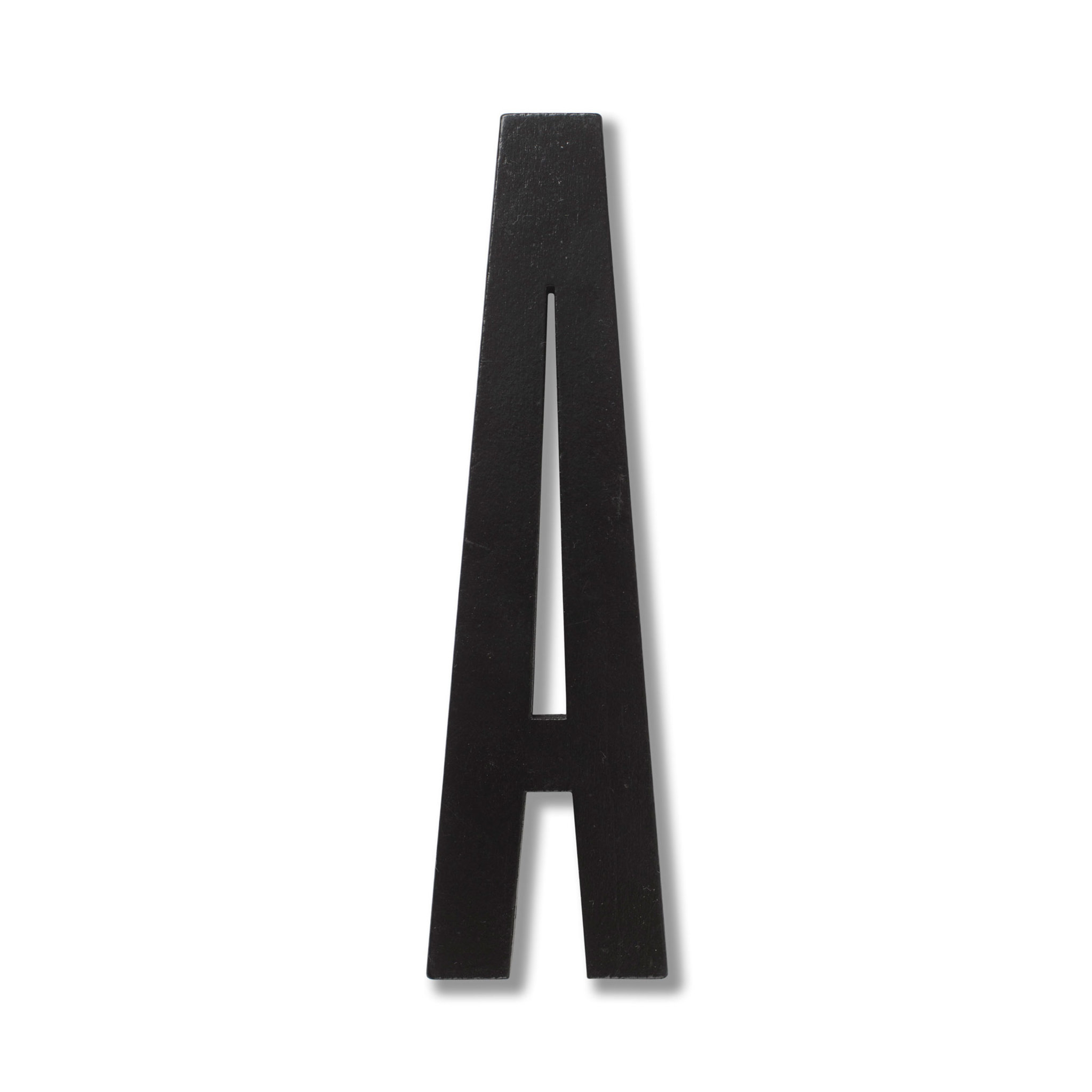Bokstav i trä, A-Z, 12 cm, svart
