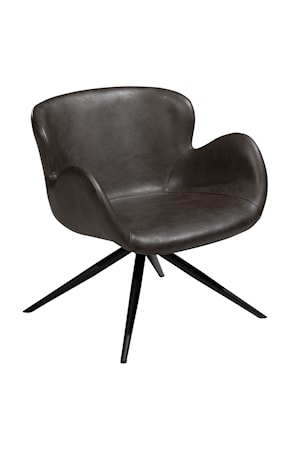 Loungestol Gaia Konstläder - Vintage Grå