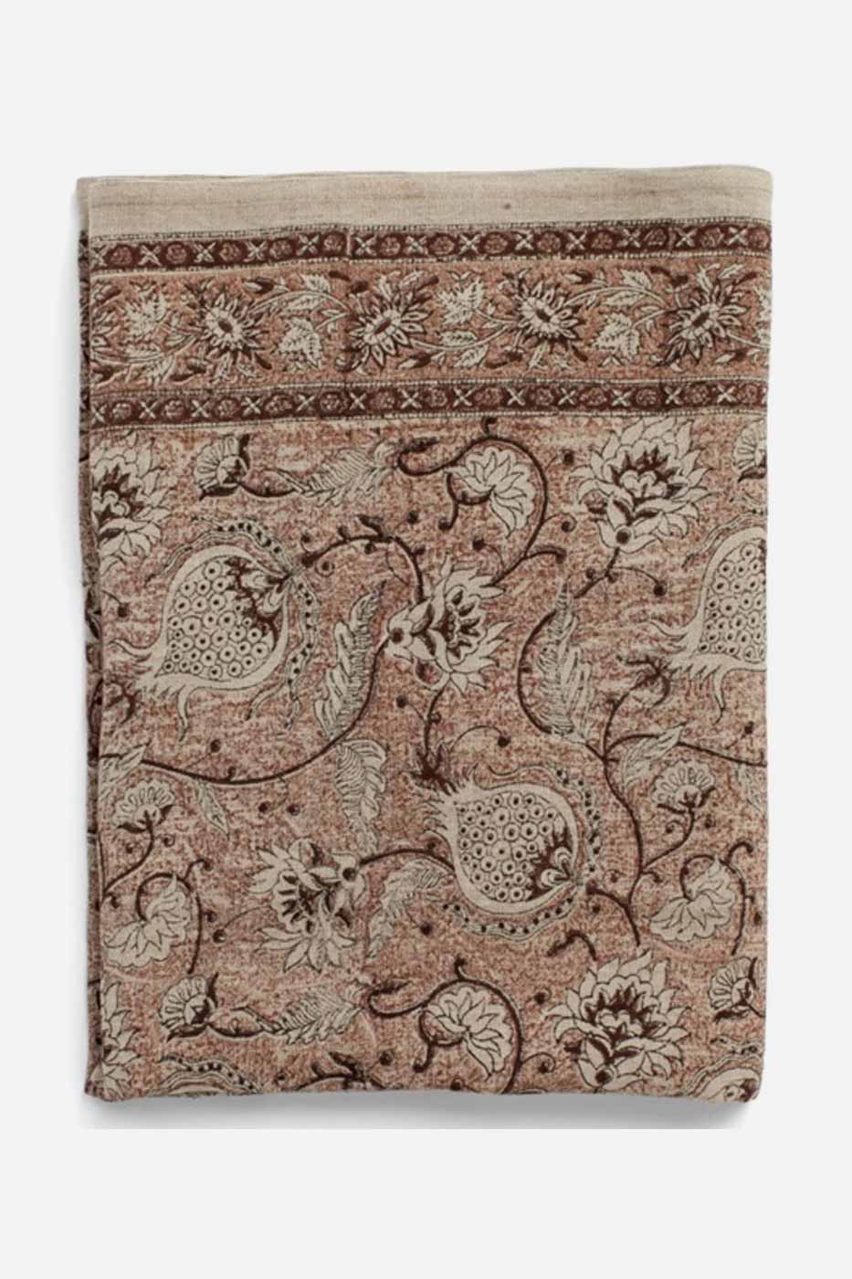 Duk Pomegranate 150x350 rust linne