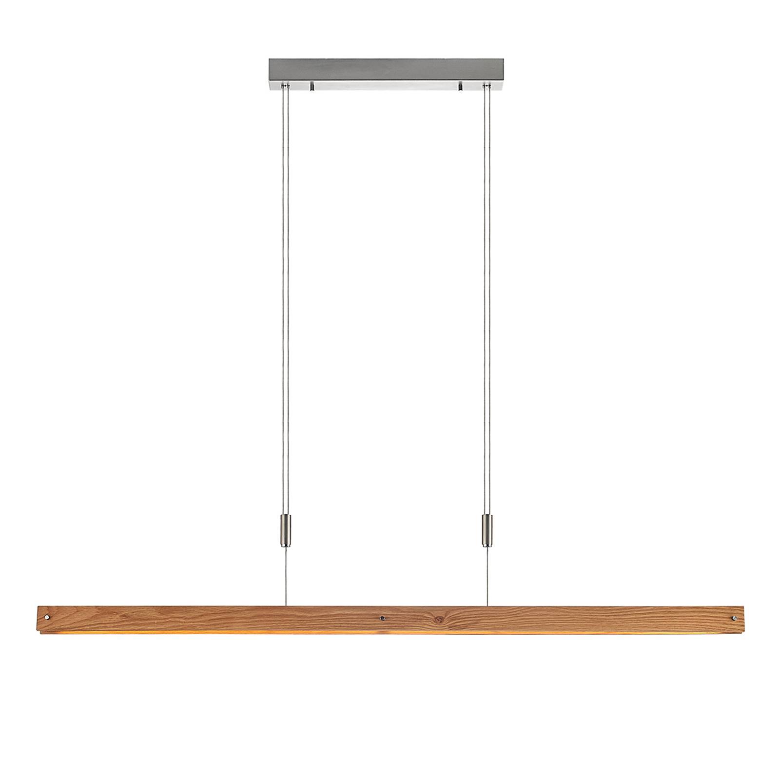 Lindby Alimara LED-trähänglampa, 138 cm