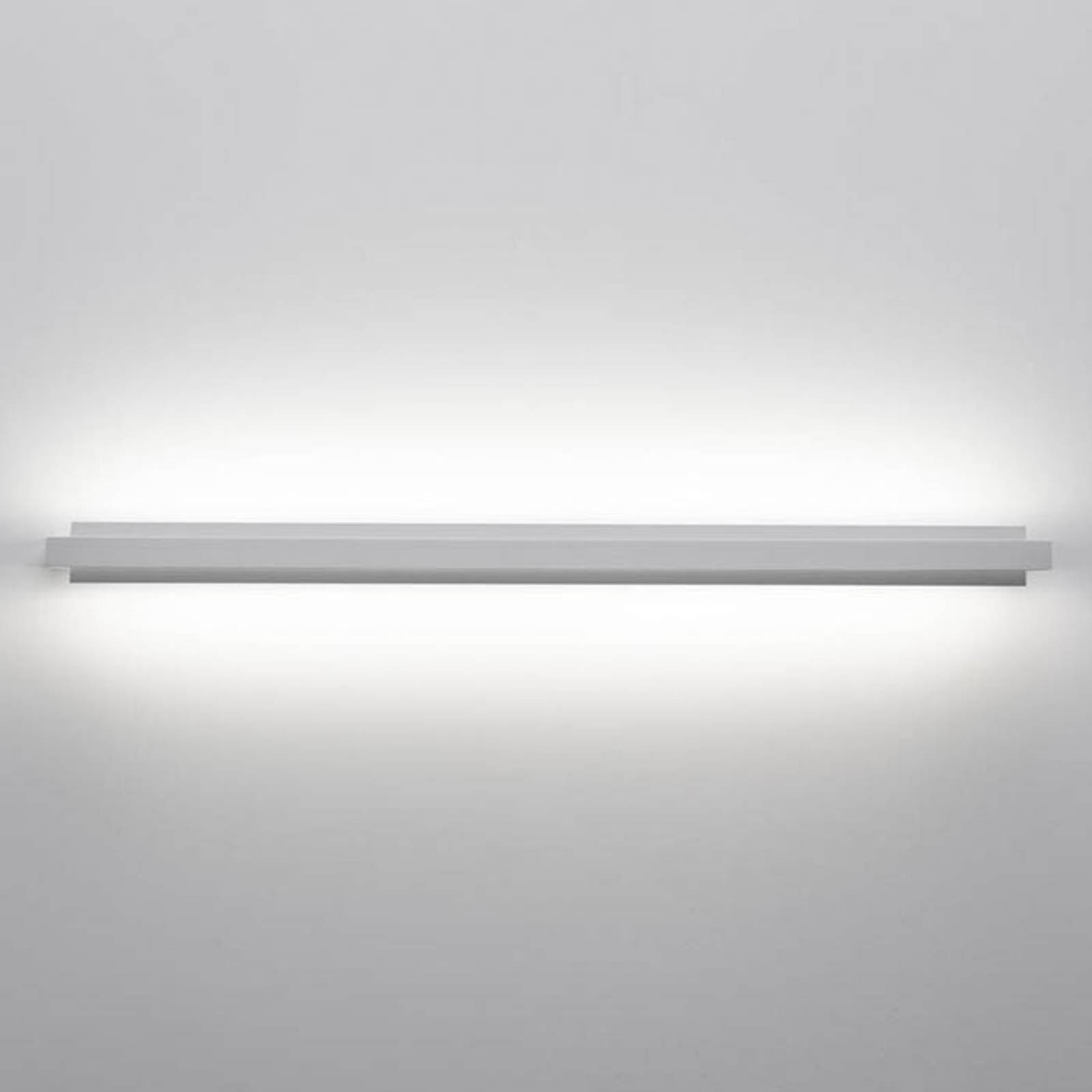 LED-vägglampa Tablet W1, bredd 66 cm, vit