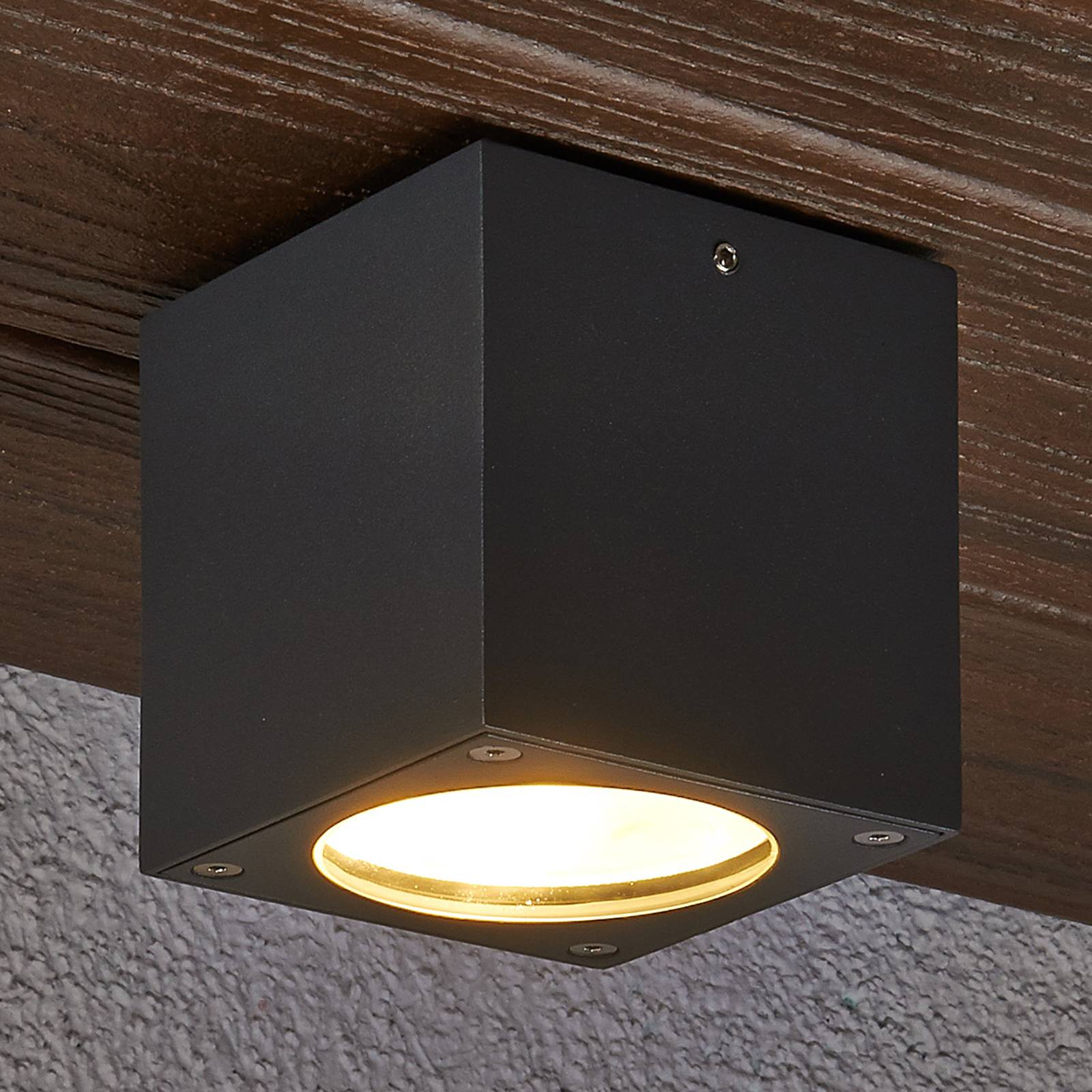 Kantig LED-taklampa Meret för utomhusbruk