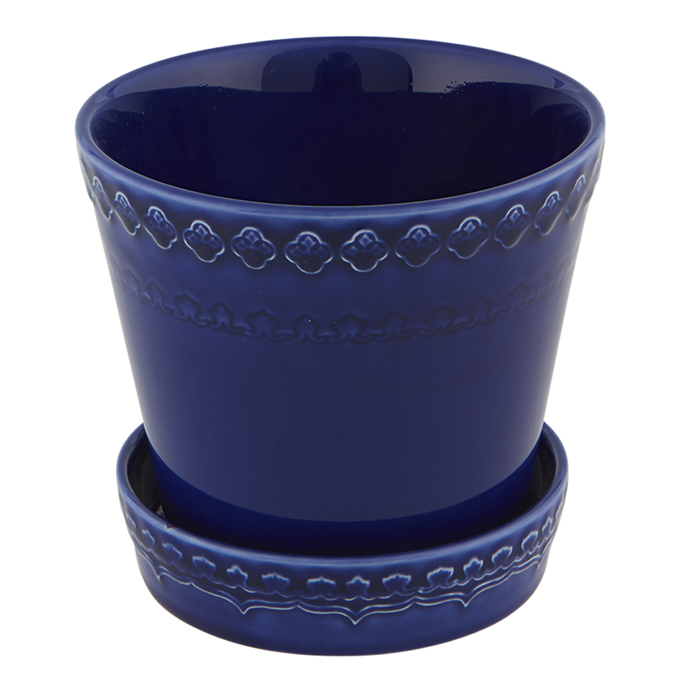 Bordallo Pinheiro - Rua Nova Kruka/Fat 12x14 cm Indigo