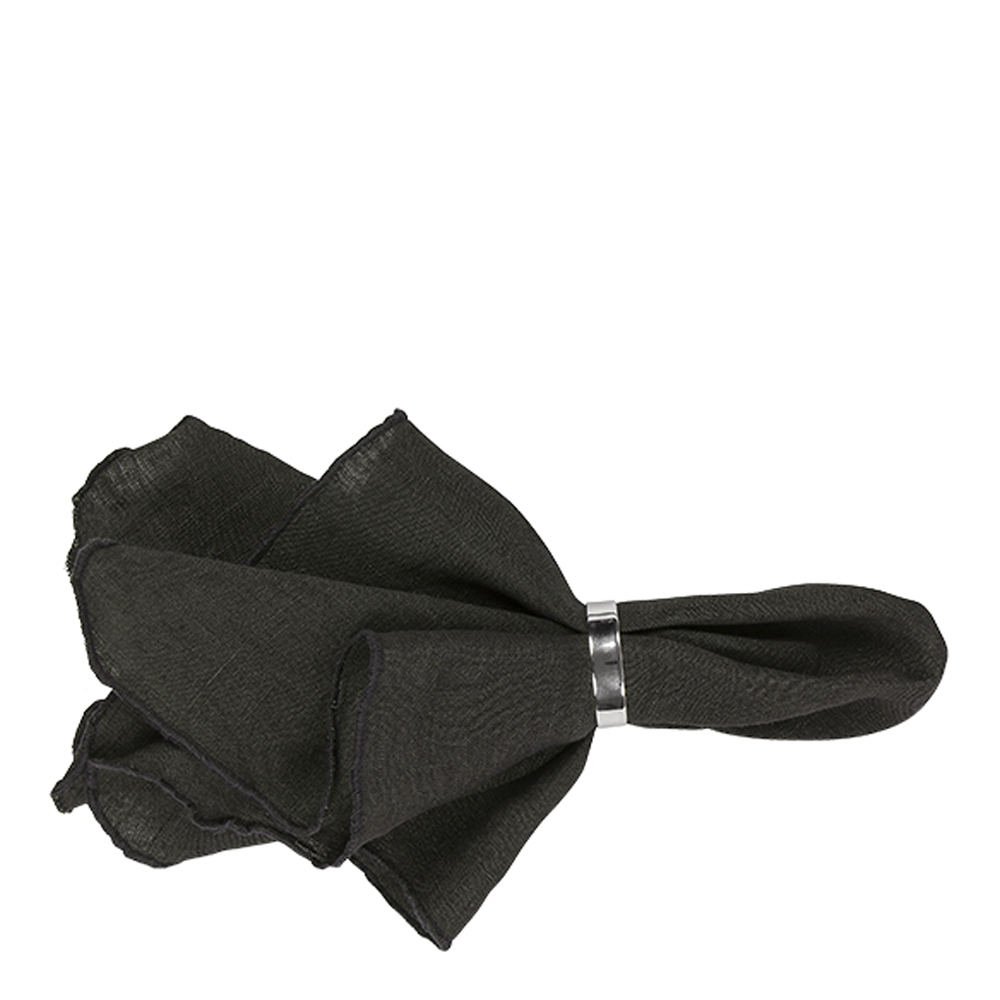 Broste Copenhagen - Gracie Tygservett 45x45 cm Svart