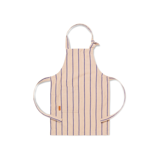 Ferm Living Barnförkläde Hale Rose/Bright Blue