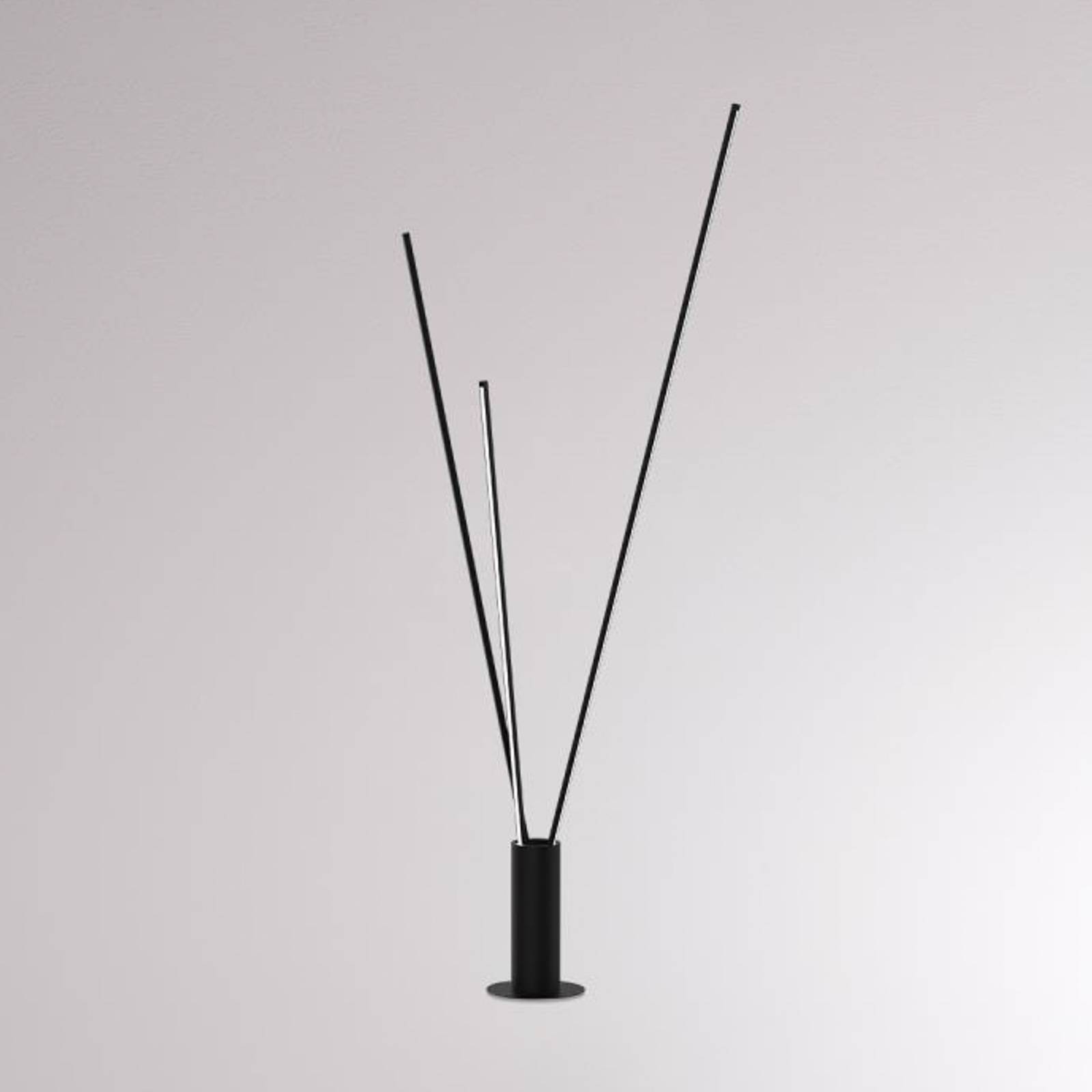 LOUM Trepole LED-golvlampa svart
