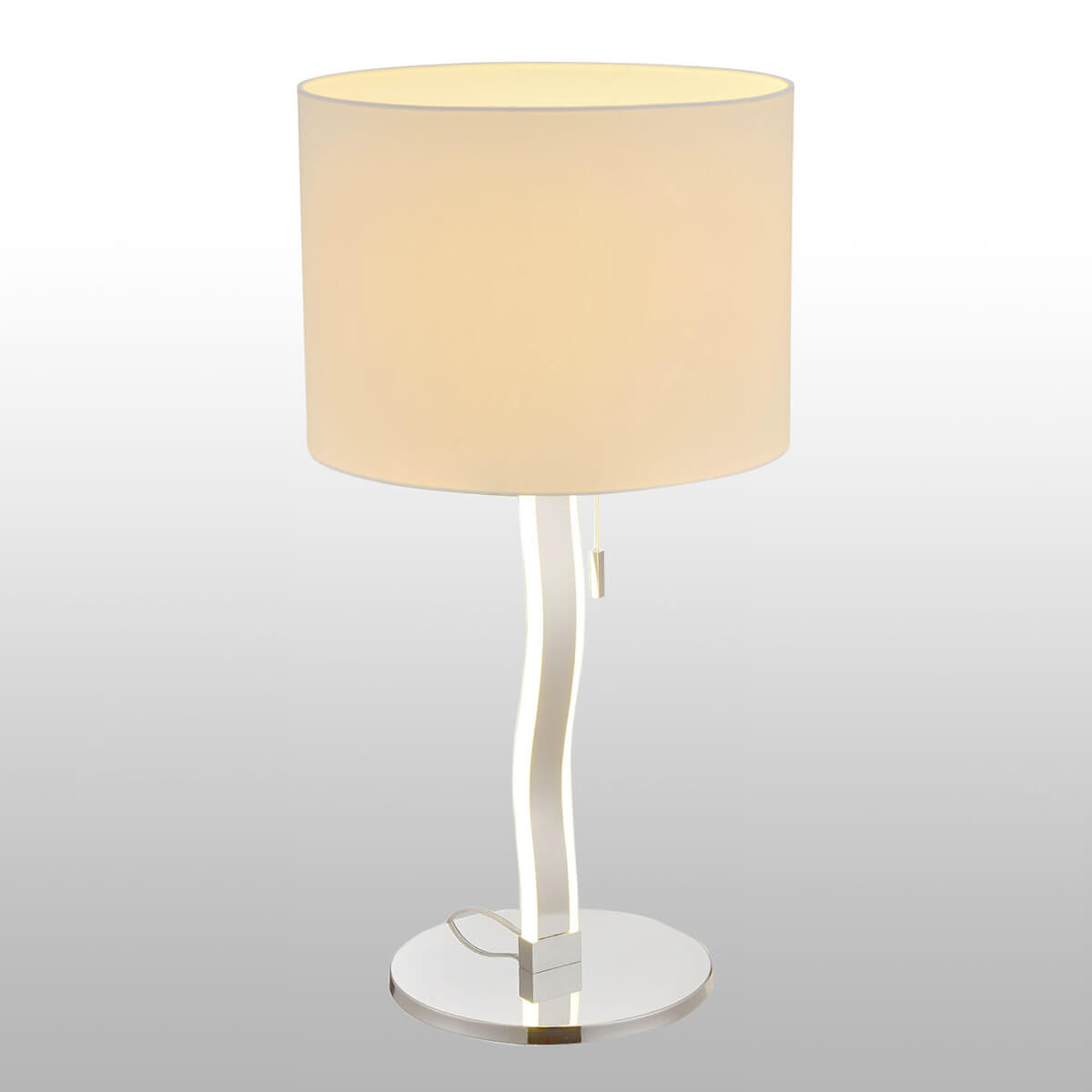 Maren - textilbordslampa med lysdiod i foten
