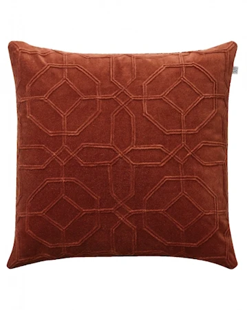 Nandi Kuddfodral Velvet Rust 50x50cm