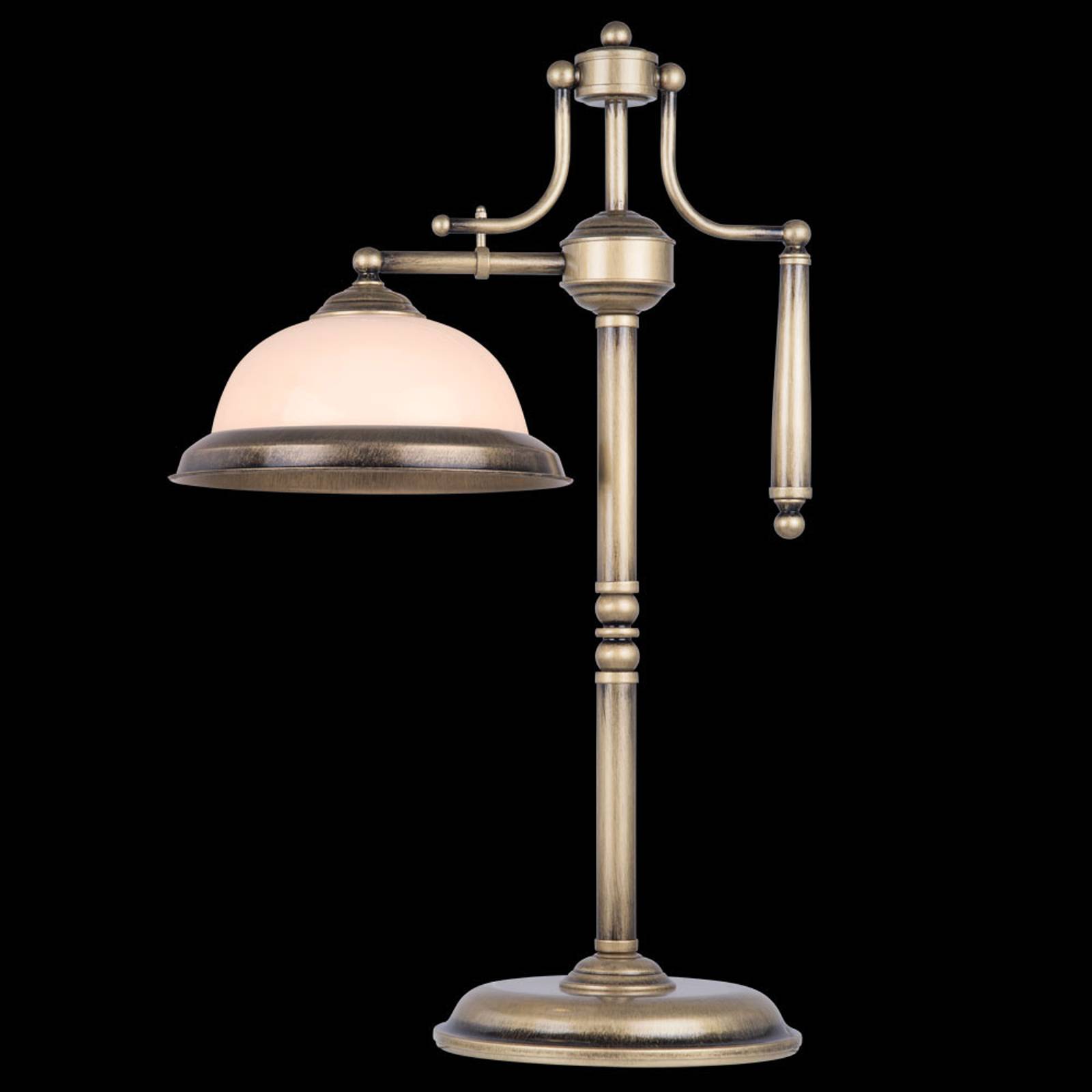 Bordslampa Torio i antik design, höjd 65 cm