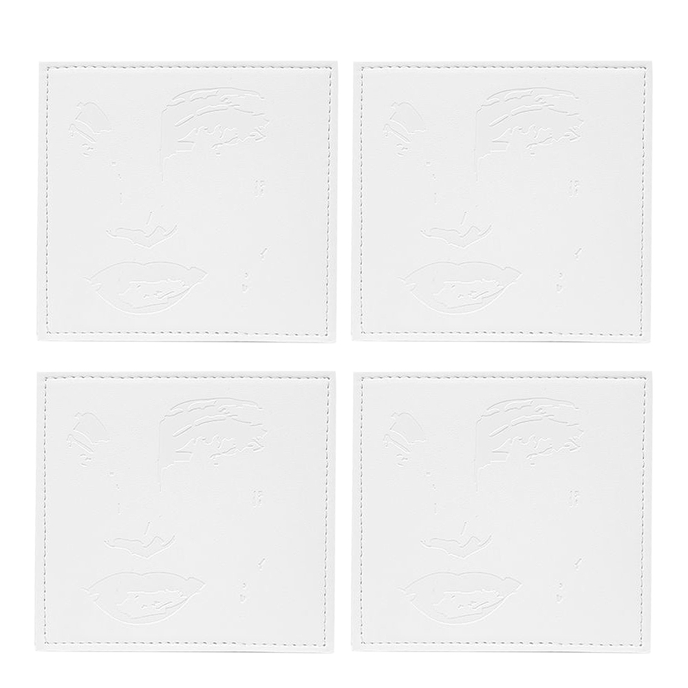 Gynning Design - Glasunderlägg Piece of Me 4-pack Vit