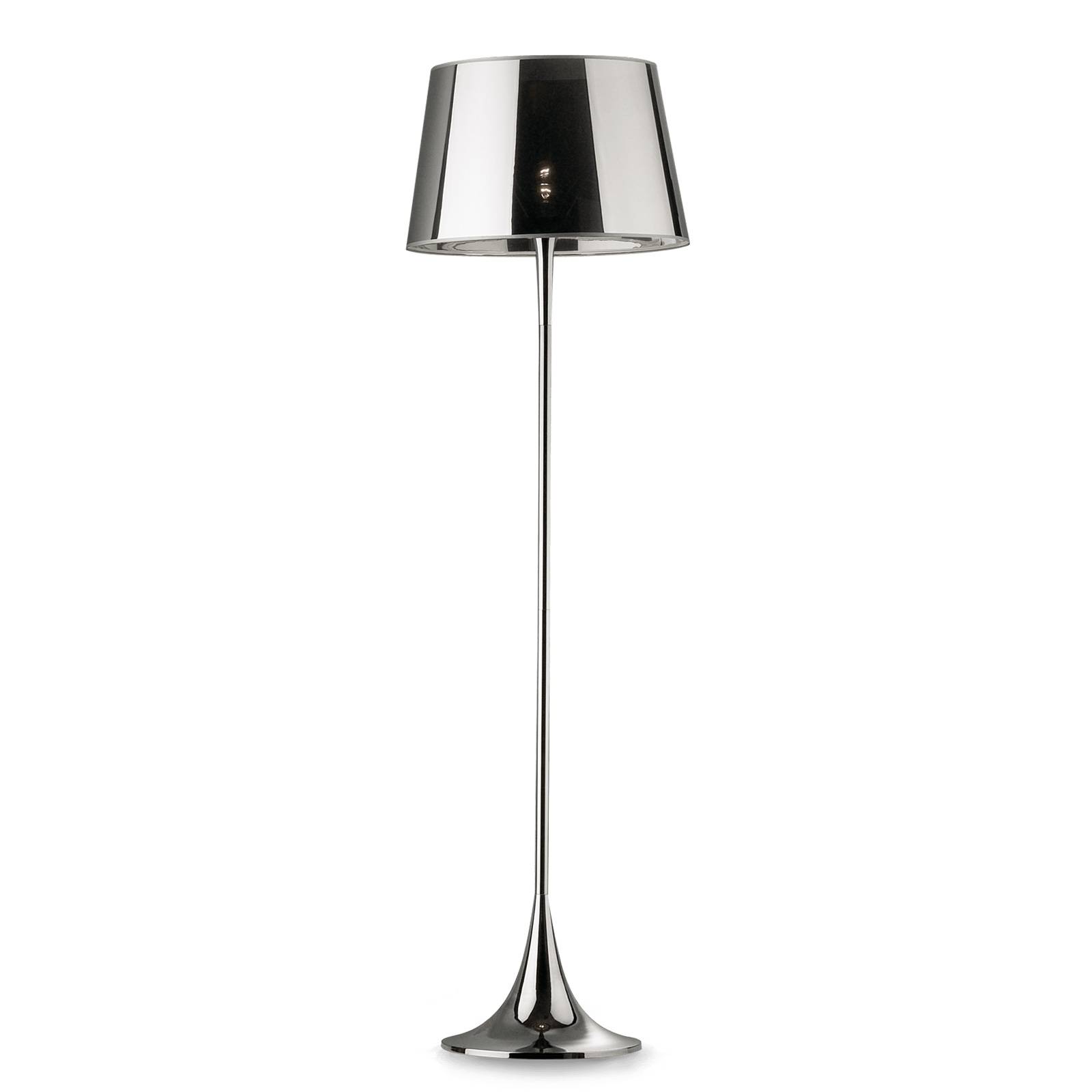 Golvlampa London Cromo höjd 174 cm, krom/klar