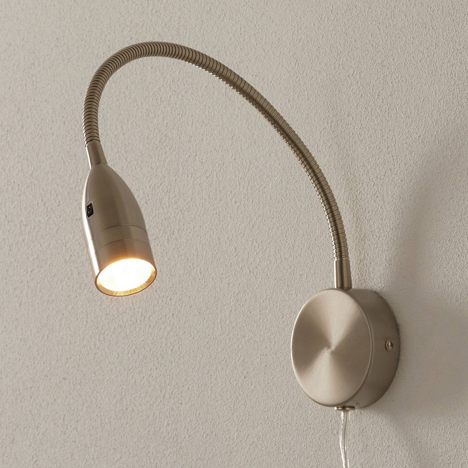 LED-vägglampa Sten gestsensor vägghållare rund