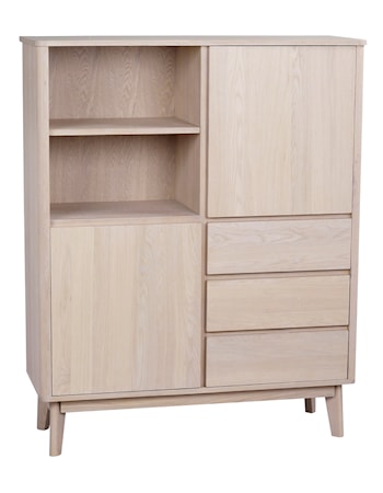 Yumi Skåp Vitpigmenterad Ek 138 cm