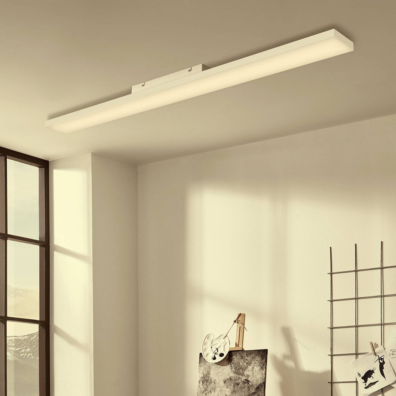 LED-taklampa Frameless RGBW, 120 x 10 cm