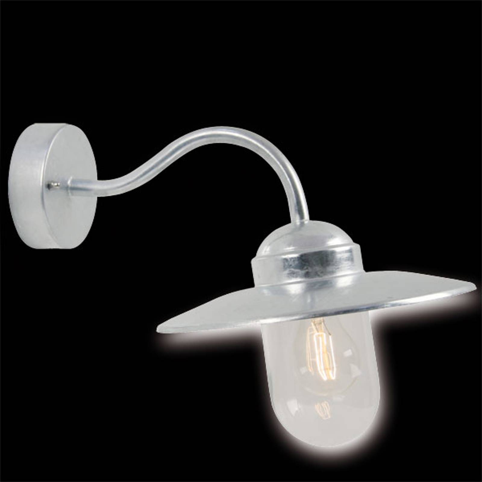 Utomhusvägglampa Luxemburg varmförzinkad IP54