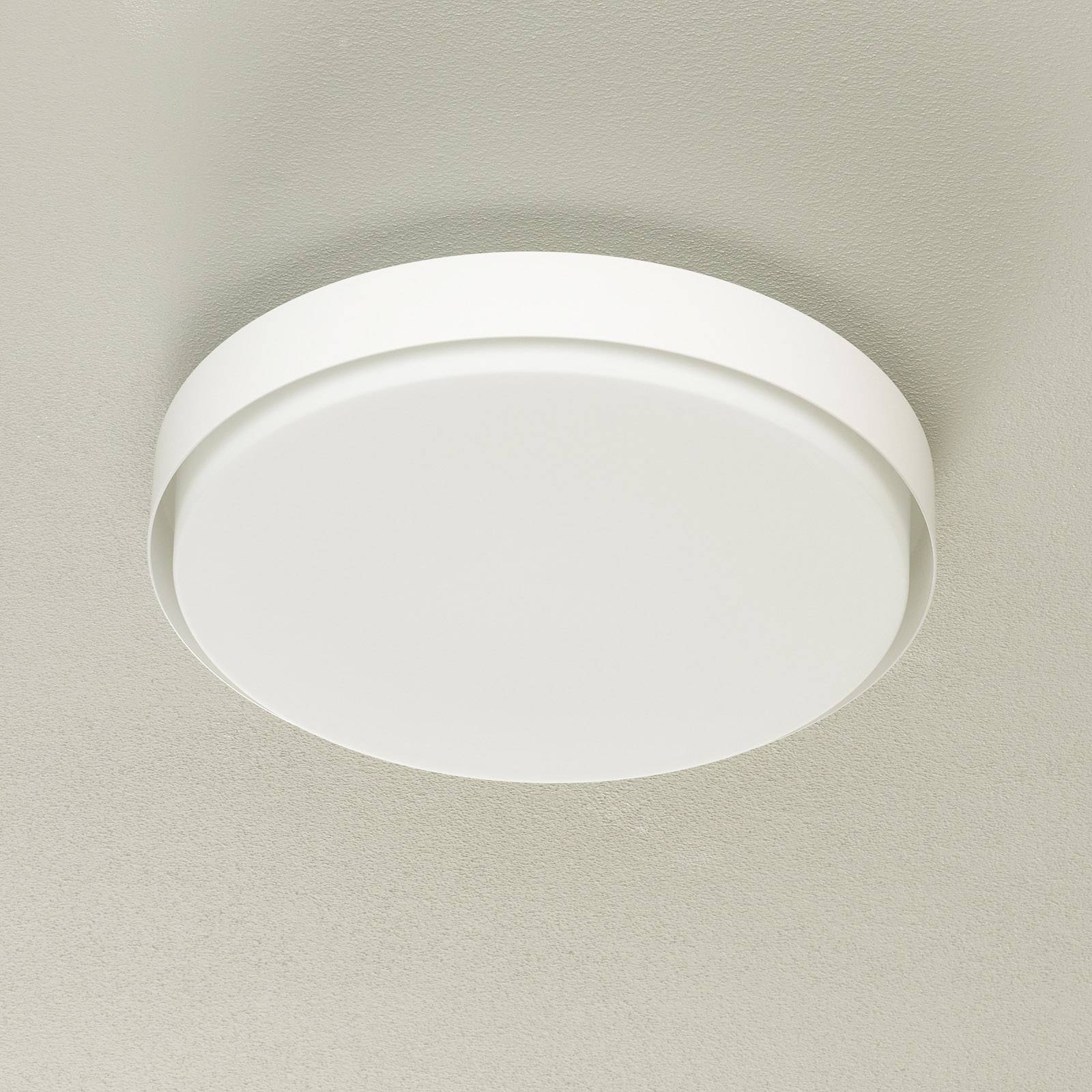 BEGA 34279 LED-taklampa, vit, Ø 42 cm, DALI