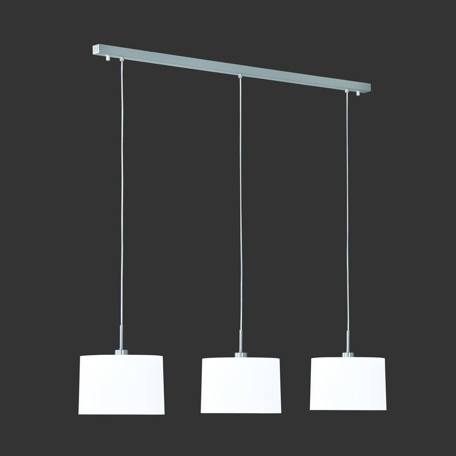 Taklampa Loop 3-lågig Chintz vit