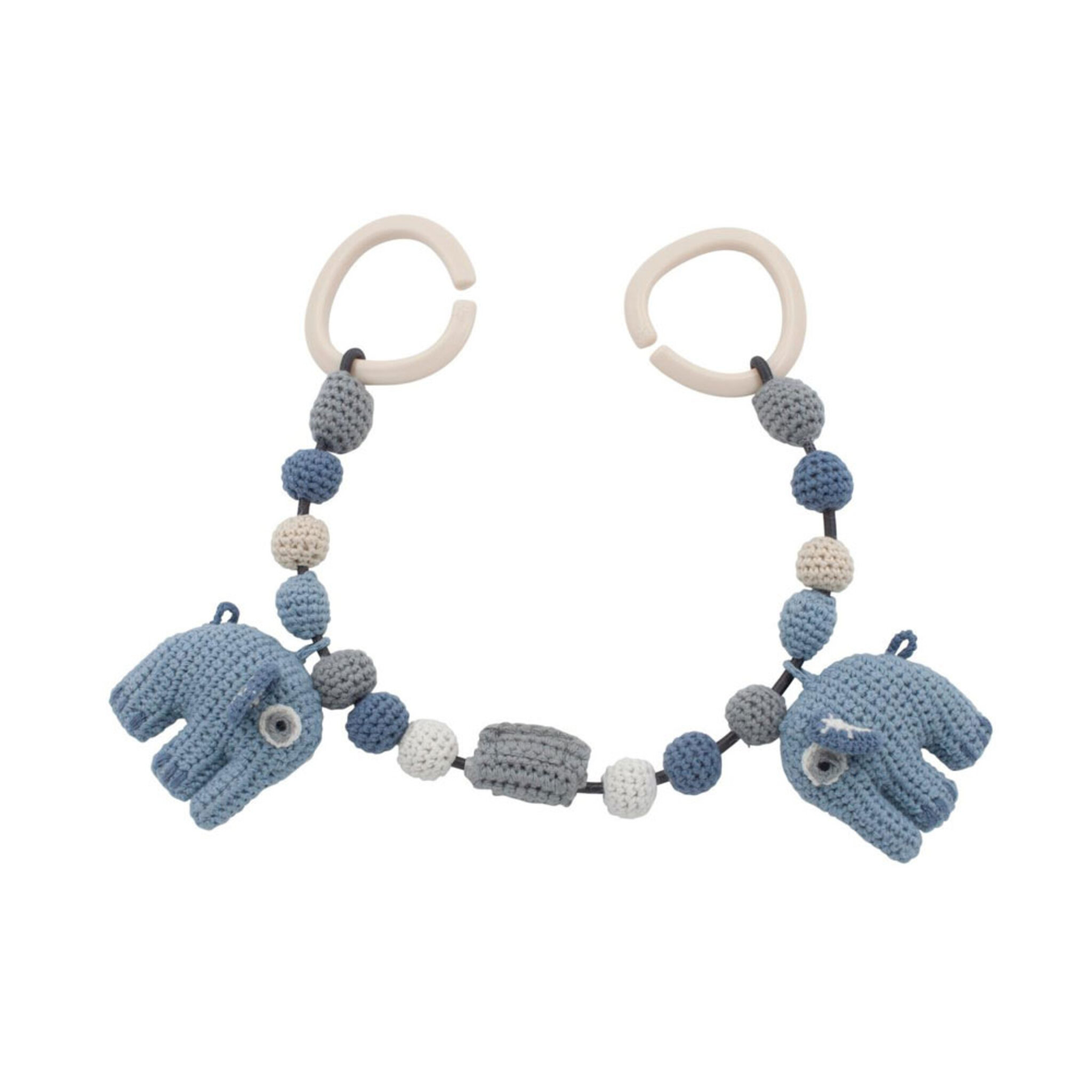 Barnvagnshänge, elefanten Fanto, Powder blue